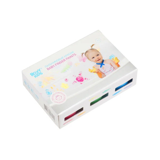 Пальчиковые краски ROXY-KIDS 6 цветов 60 мл - фото №13