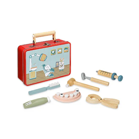 Набор игрушек LUKNO "Стоматолог" в чемоданчике - фото №1