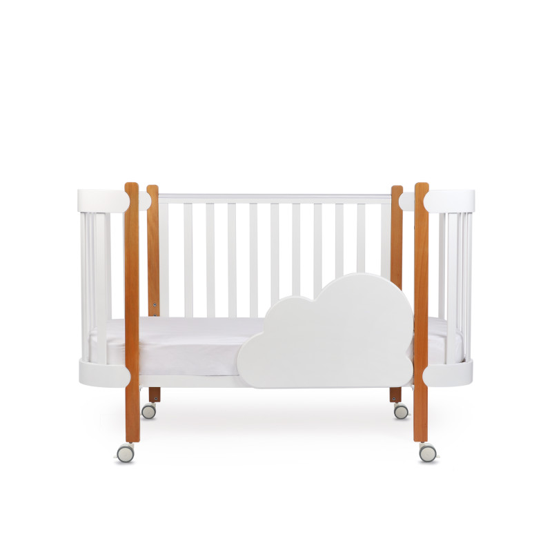 Кроватка-трансформер Happy Baby "Mommy Lux", белая - фото №5