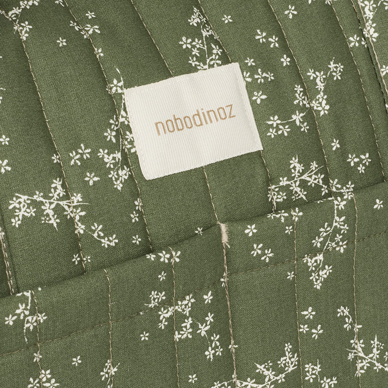 Сумка на коляску Nobodinoz "Stories Green Jasmine", жасмин в зелени, 40 х 30 х 25 см - фото №4