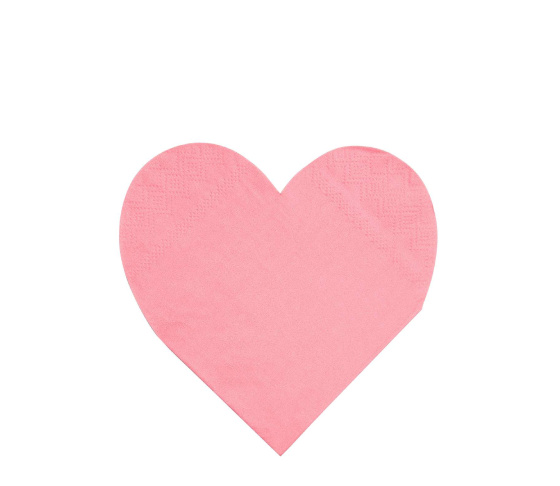 Салфетки Meri Meri в форме сердца "Палитра", маленькие, 20 шт - фото №8
