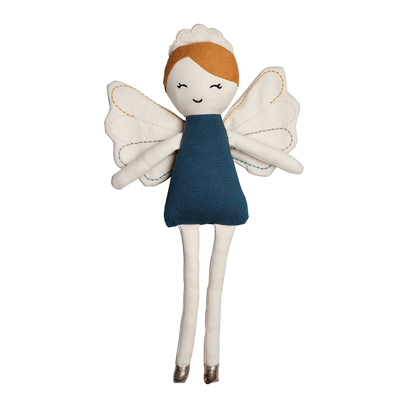 Текстильная кукла Fabelab "Радужная фея", бежевый, 28 см