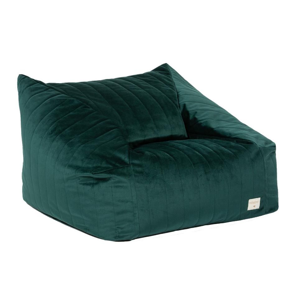 Кресло Nobodinoz "Chelsea Velvet Jungle Green", зеленый мох, 72 х 75 х 42 см