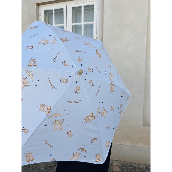 Детский зонтик Konges Slojd "Miso Raindrops", голубой