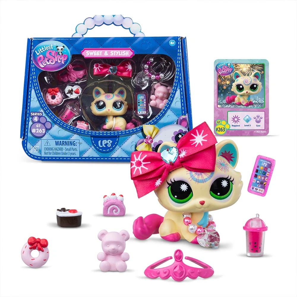 Игровой набор LITTLEST PET SHOP "Стиль", кошка Рэгдолл, фигурка животного с аксессуарами - Фото № 1