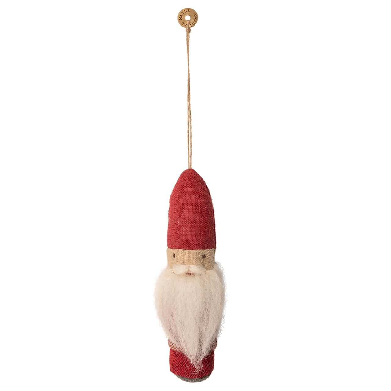 Текстильная елочная игрушка "Санта", '19