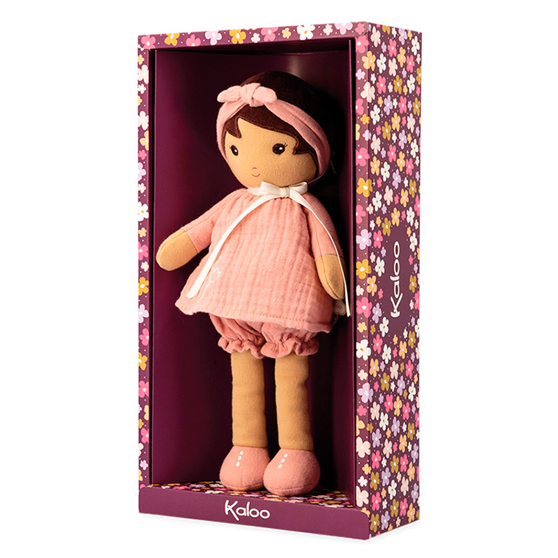 Текстильная кукла Kaloo "Amandine", в розовом костюме, серия "Tendresse de Kaloo", 32 см - фото №3