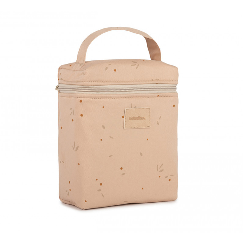 Термосумка Nobodinoz "Hyde Park Willow Dune", лепестки и песчаные барханы, 18 х 23 см - фото №3