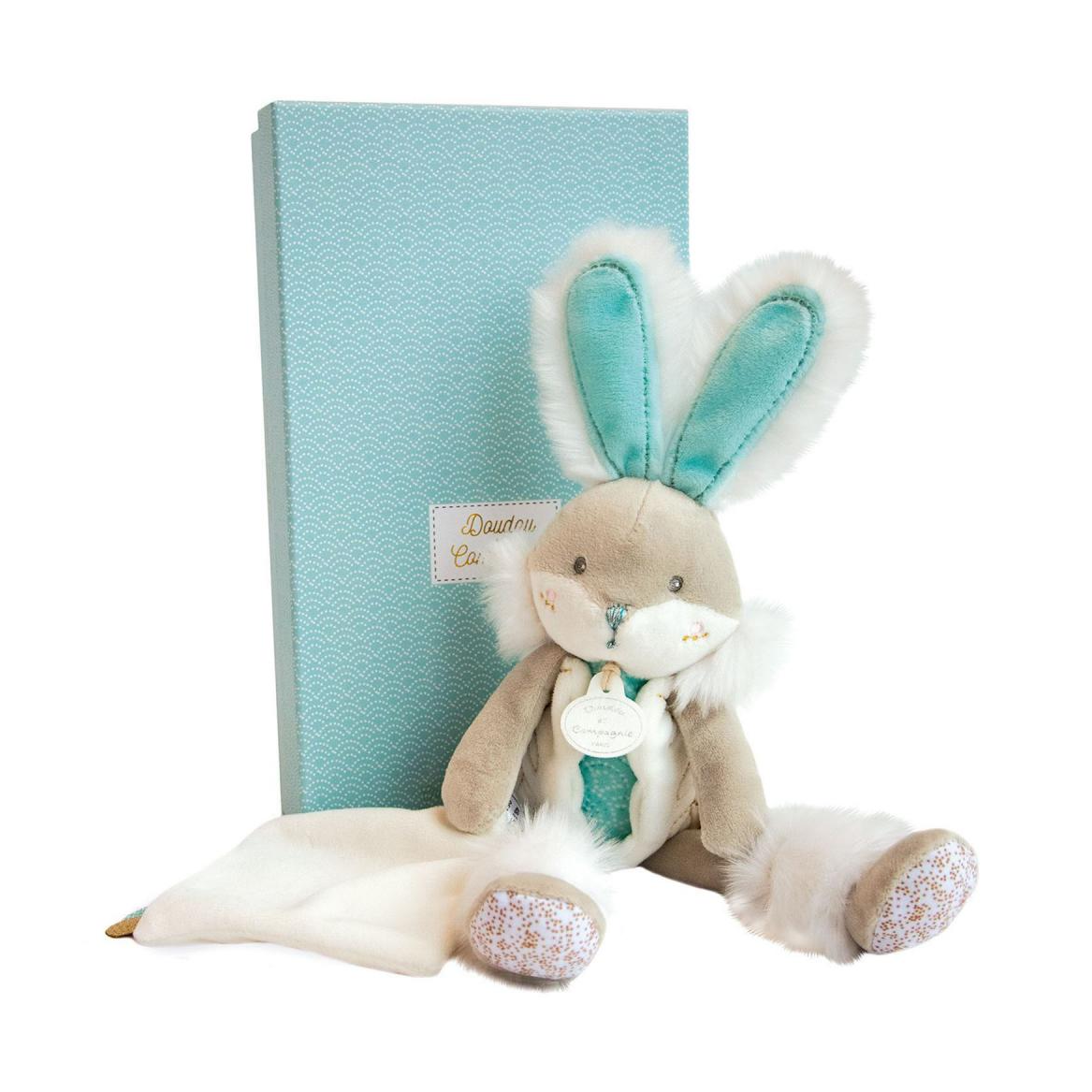 Мягкая игрушка Doudou et Compagnie "Кролик Lapin de Sucre", бежевый
