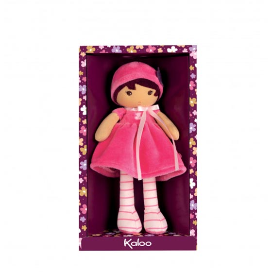 Текстильная кукла Kaloo "Emma", в розовом платье, серия "Tendresse de Kaloo", 32 см - фото №2