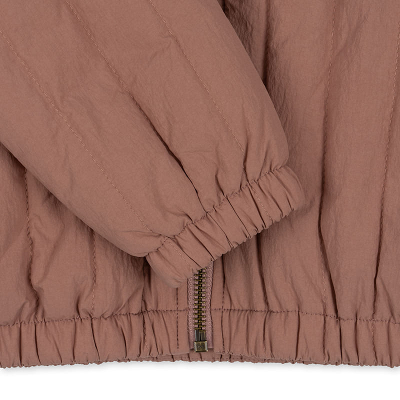 Куртка-бомбер с рюшами Konges Slojd "Juno Frill Cameo", роскошная вишня - фото №6