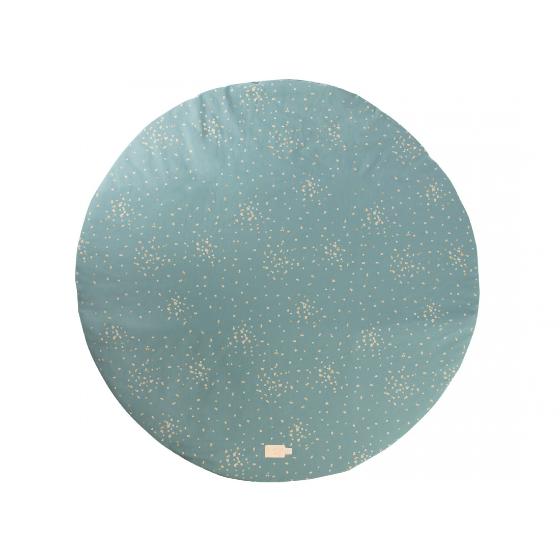 Коврик для вигвама круглый Nobodinoz "Full Moon Confetti/Magic", конфетти с зеленой мятой, 105 см