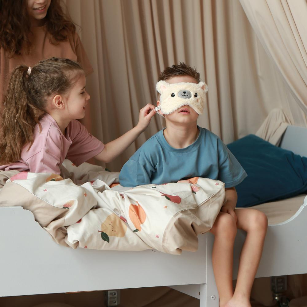 Комплект постельного белья MyzA for kids "Фрукты", L - фото №3