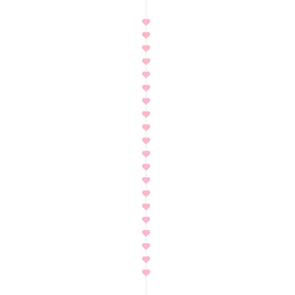 Гирлянда Party Deco "Сердца" на нитке, розовая, 3 м