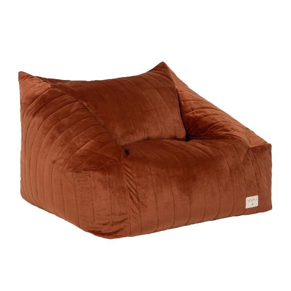 Кресло Nobodinoz "Chelsea Velvet Wild Brown", жженая корица, 72 х 75 х 42 см
