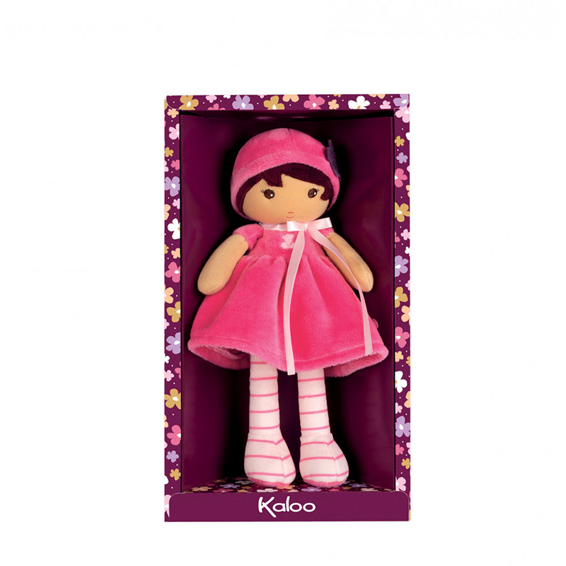 Текстильная кукла Kaloo "Emma", в розовом платье, серия "Tendresse de Kaloo", 25 см - фото №5