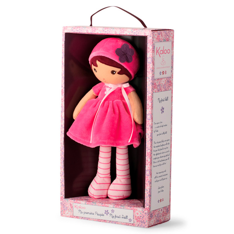 Текстильная кукла Kaloo "Emma", в розовом платье, серия "Tendresse de Kaloo", 32 см - фото №3