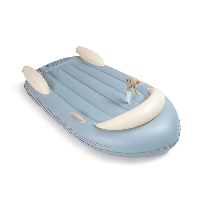 

Детский надувной матрас с бластером Konges Slojd "Water Speed Boat", голубой, 145 см