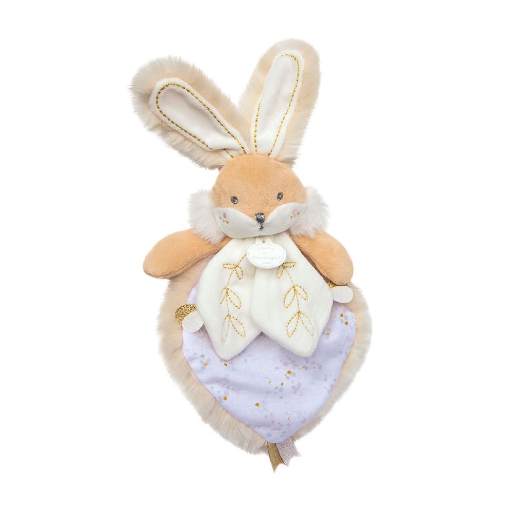Мягкая игрушка Doudou et Compagnie "Дуду кролик Lapin de Sucre", бежевый, 29 см