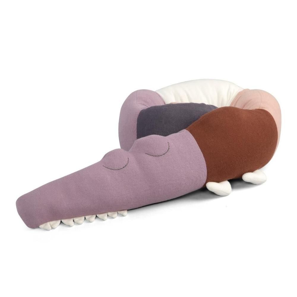Подушка-игрушка Sebra "Крокодил из Страны Фей", бургунди