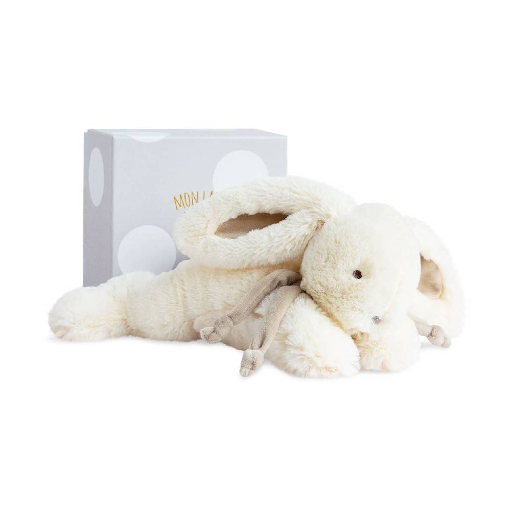 Мягкая игрушка Doudou et Compagnie "Кролик BonBon", бежевый, 20 см