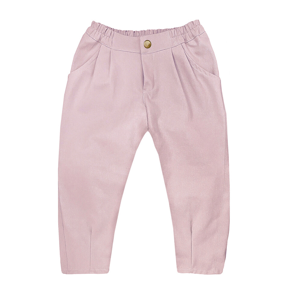Брюки-бананы ko-ko-ko, розовые розовые стеганые брюки со сплошным лого naumi