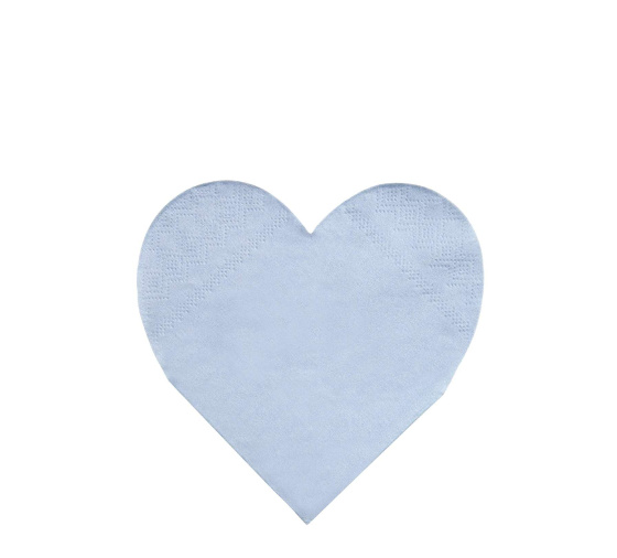 Салфетки Meri Meri в форме сердца "Палитра", маленькие, 20 шт - фото №5