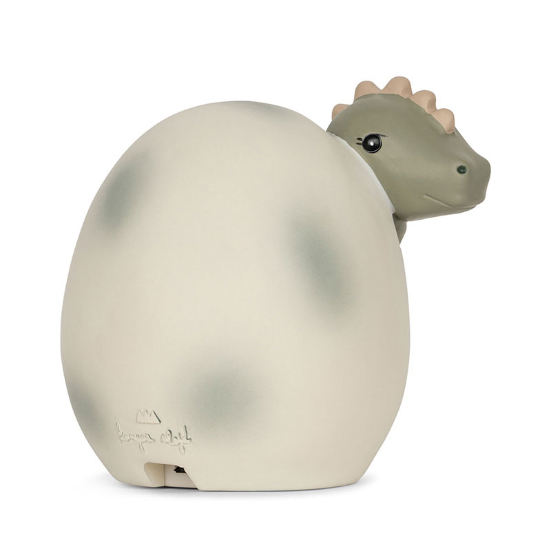 Светильник в виде яйца с динозавром Konges Slojd "Dino", серый