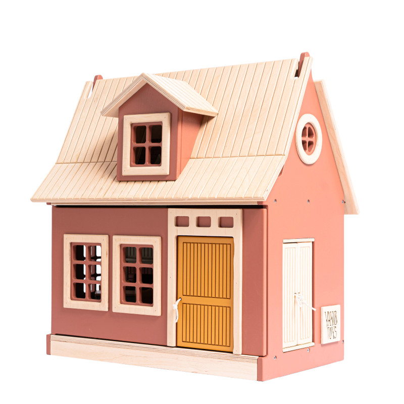 Кукольный домик Yakobtoys "Дачный домик", со светом - фото №2