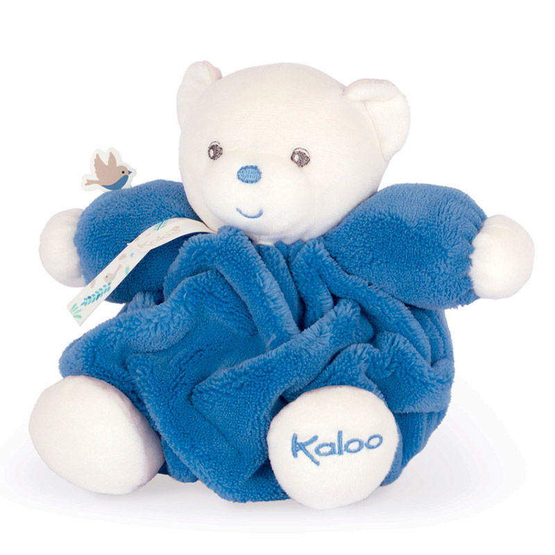 Мягкая игрушка Kaloo "Медвежонок Chubby", серия "Plume", морская волна, 18 см - фото №5
