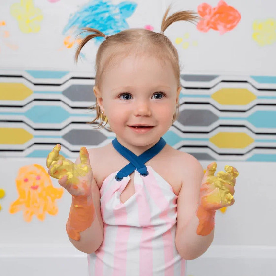 Пальчиковые краски ROXY-KIDS 6 цветов 60 мл - фото №10