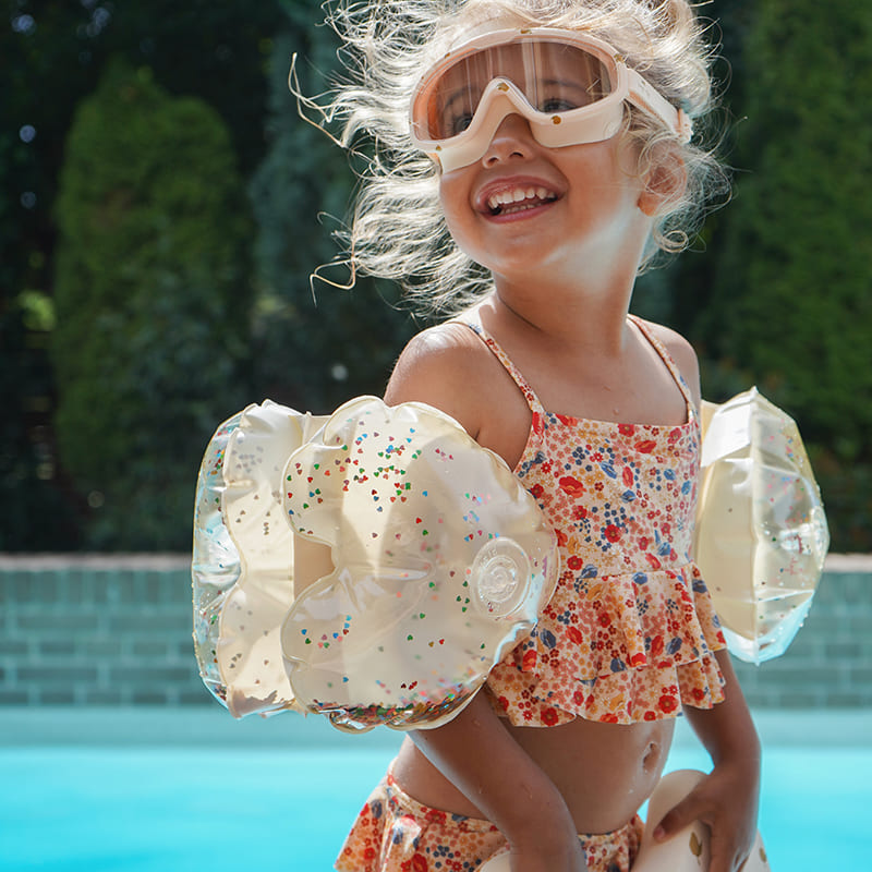 Детский купальник раздельный Konges Slojd "Manuca Bikini Villetta", полевые цветы - фото №4