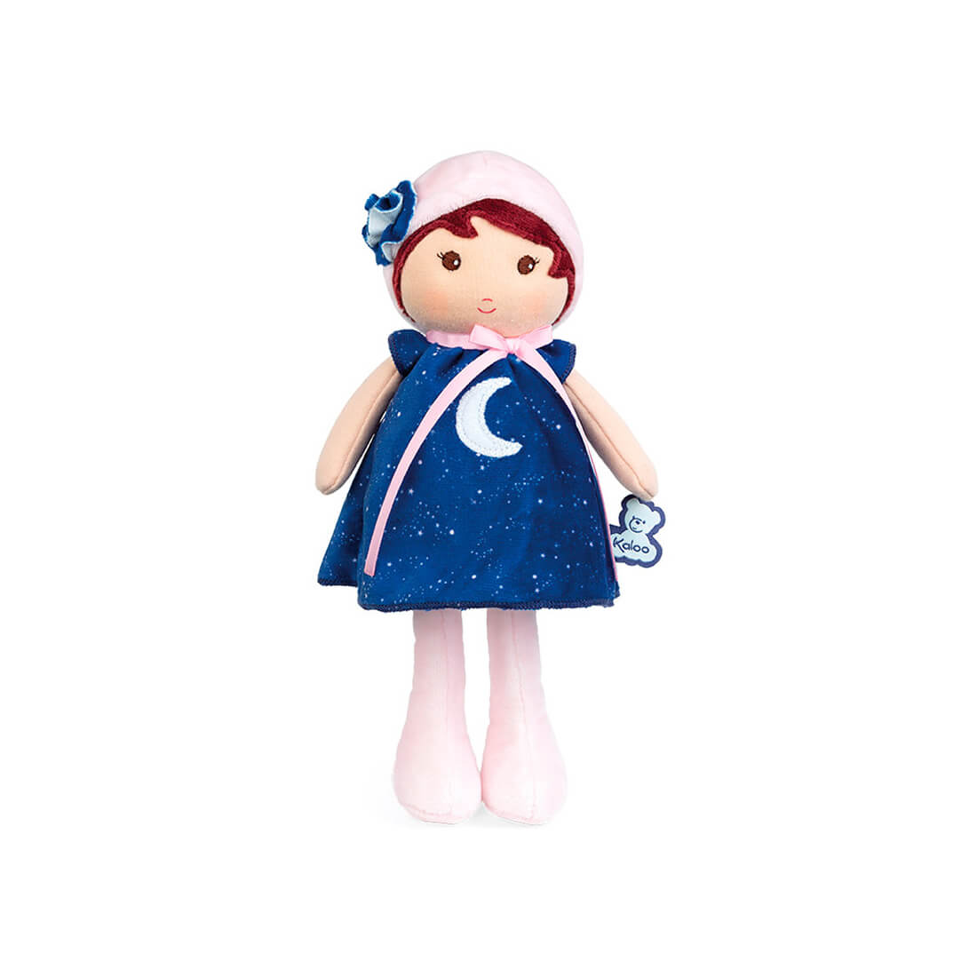 Текстильная кукла Kaloo "Aurore", в синем платье, серия "Tendresse de Kaloo", 25 см