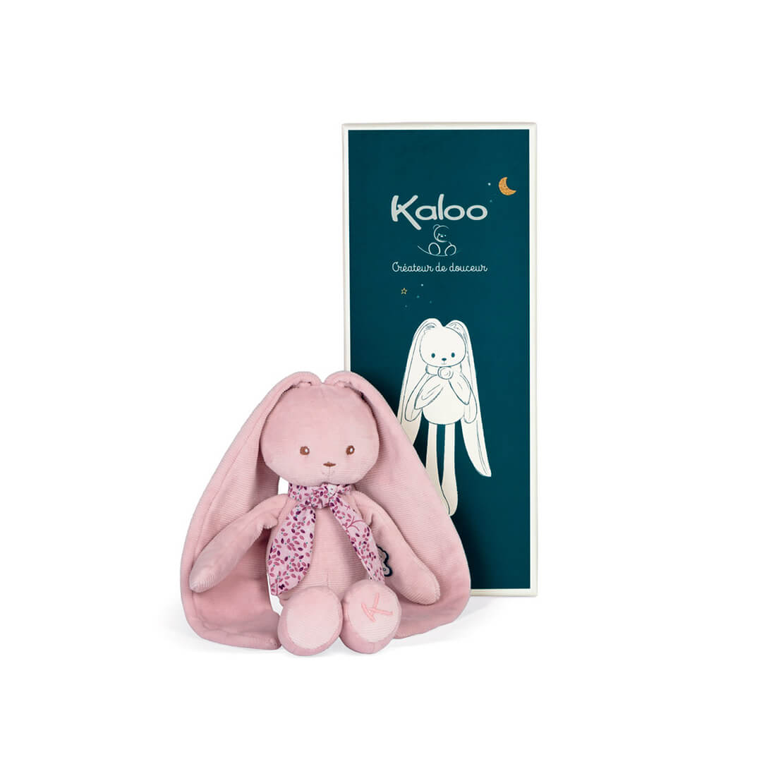 Мягкая игрушка Kaloo "Кролик", серия "Lapinoo", розовый, средний, 35 см - фото №1