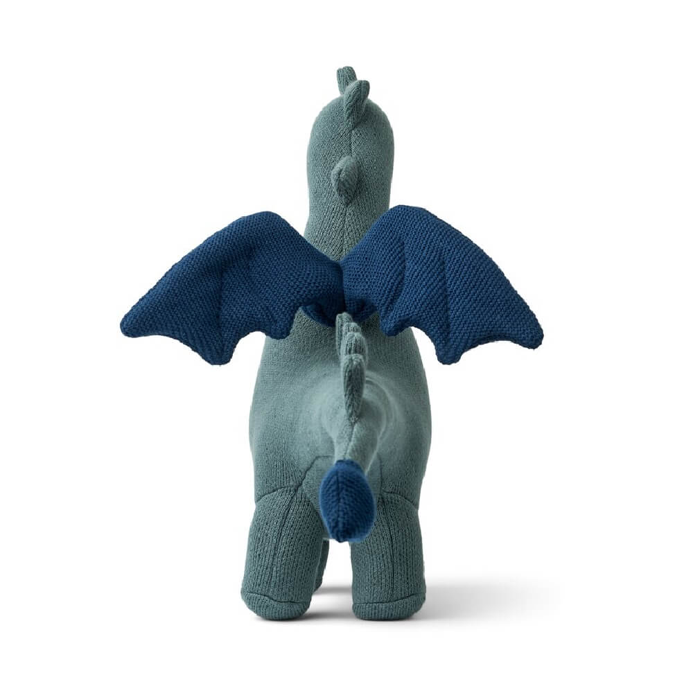 Мягкая игрушка LIEWOOD "Дракон Asher", голубой микс - фото №3
