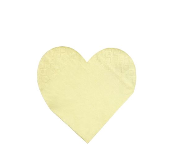 Салфетки Meri Meri в форме сердца "Палитра", маленькие, 20 шт - фото №7