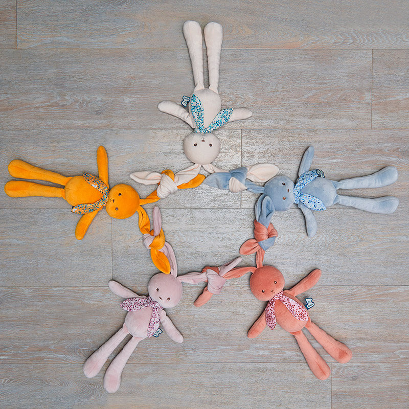 Мягкая игрушка Kaloo "Кролик", серия "Lapinoo", розовый, средний, 35 см - фото №3