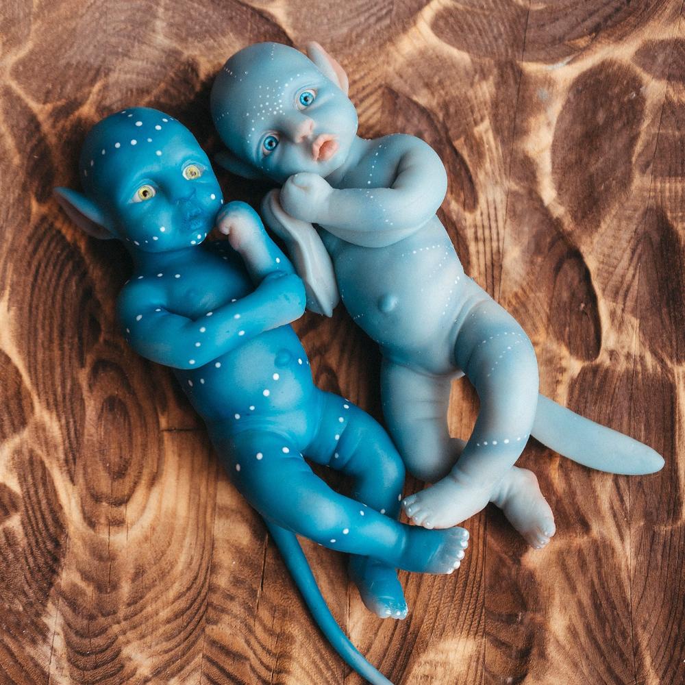 Кукла Magic Manufactory "На'ви", коллекция Magic Galaxy, ярко-голубая, 20 см - фото №7