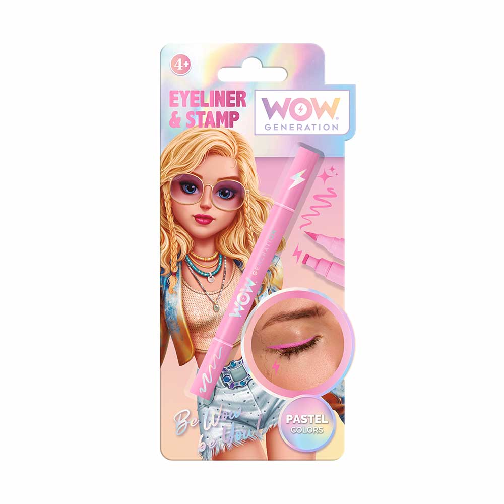 

Подводка для глаз со штампом WOW Generation, розовая