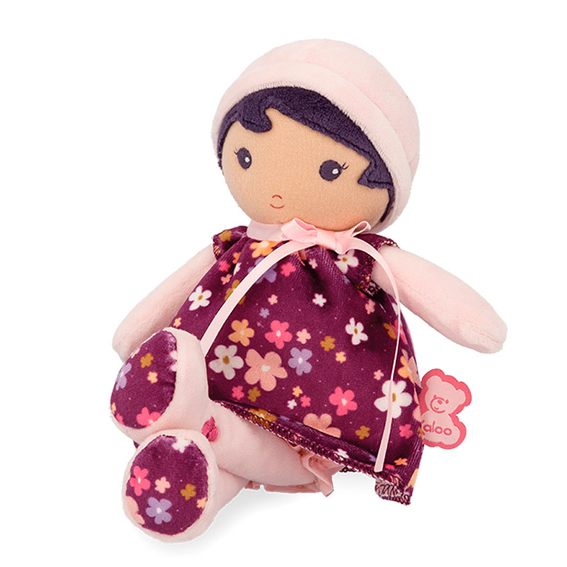 Текстильная кукла Kaloo "Violette", в пурпурном платье, серия "Tendresse de Kaloo", 25 см - фото №5