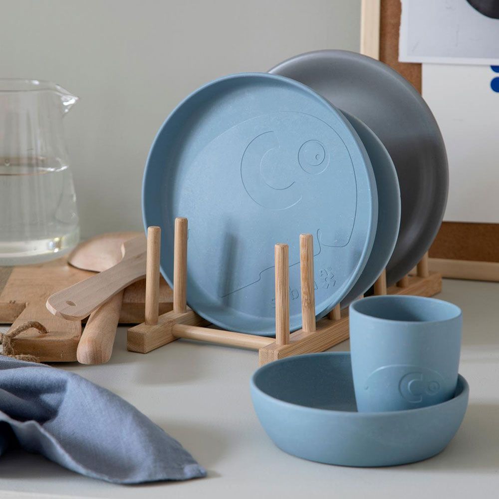 Набор детской посуды Sebra "MUMS", голубой