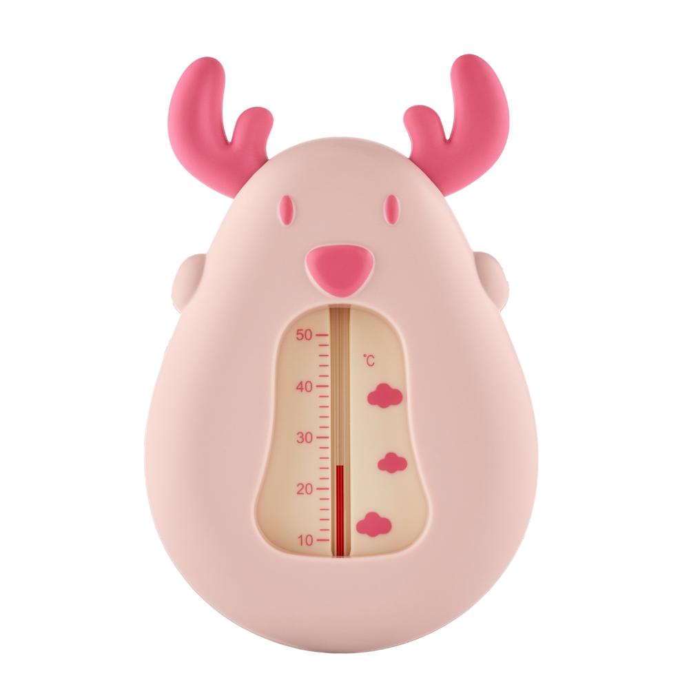 Термометр для воды ROXY-KIDS "Олень", розовый - фото №1