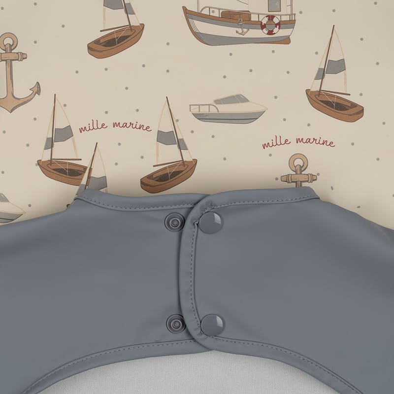 Набор нагрудников с рукавами Konges Slojd "Sail Away", 2 шт, морское путешествие - фото №2