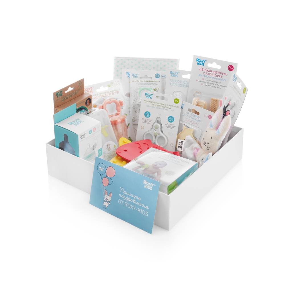 Набор для новорожденного ROXY-KIDS "Bunny Box" 15 предметов - фото №3