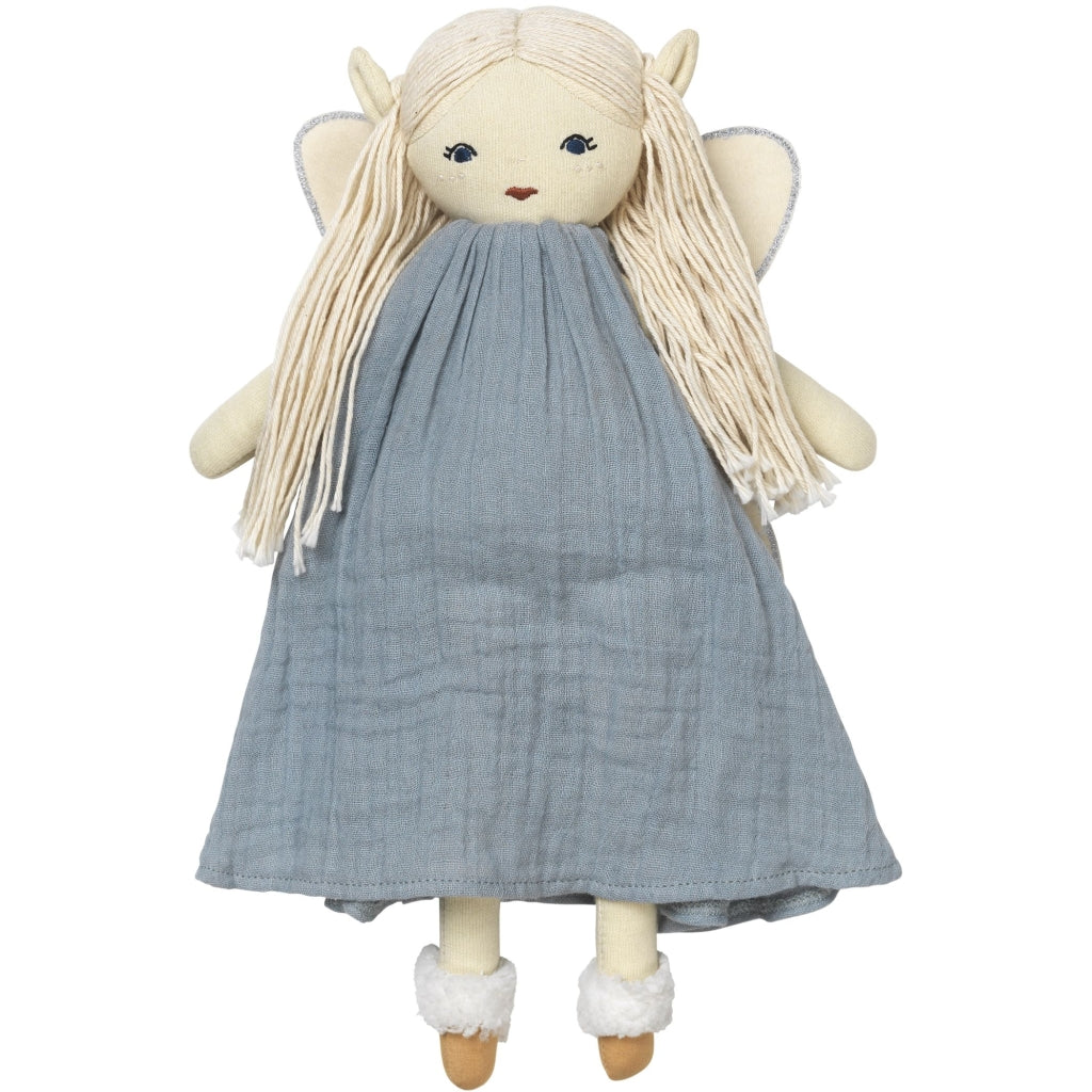 Текстильная кукла Fabelab "Зимняя фея-эльф", замерзшая роса, 30 см