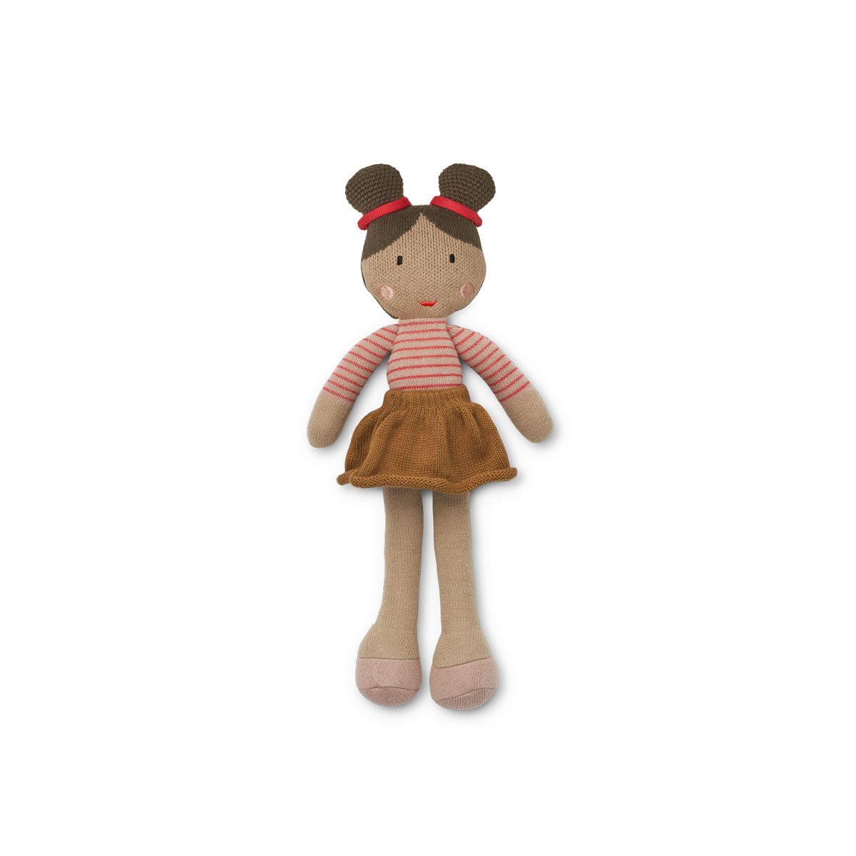 Текстильная кукла LIEWOOD "Iris", мульти микс с розовым, 30 см - фото №1