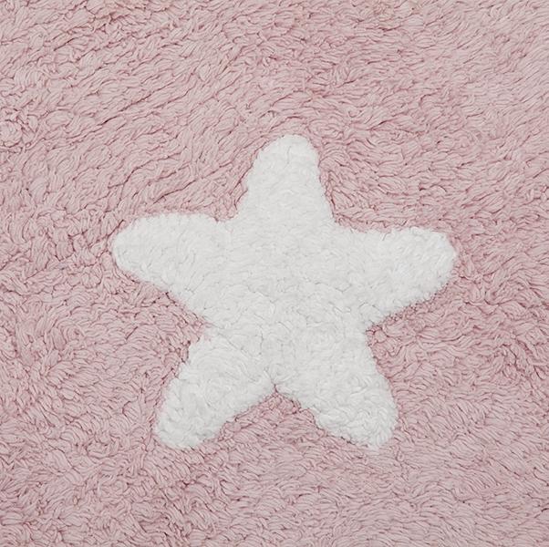 

Прямоугольные Lorena Canals, Ковер с крупными белыми звездами Lorena Canals, розовый, 120 х 160 см
