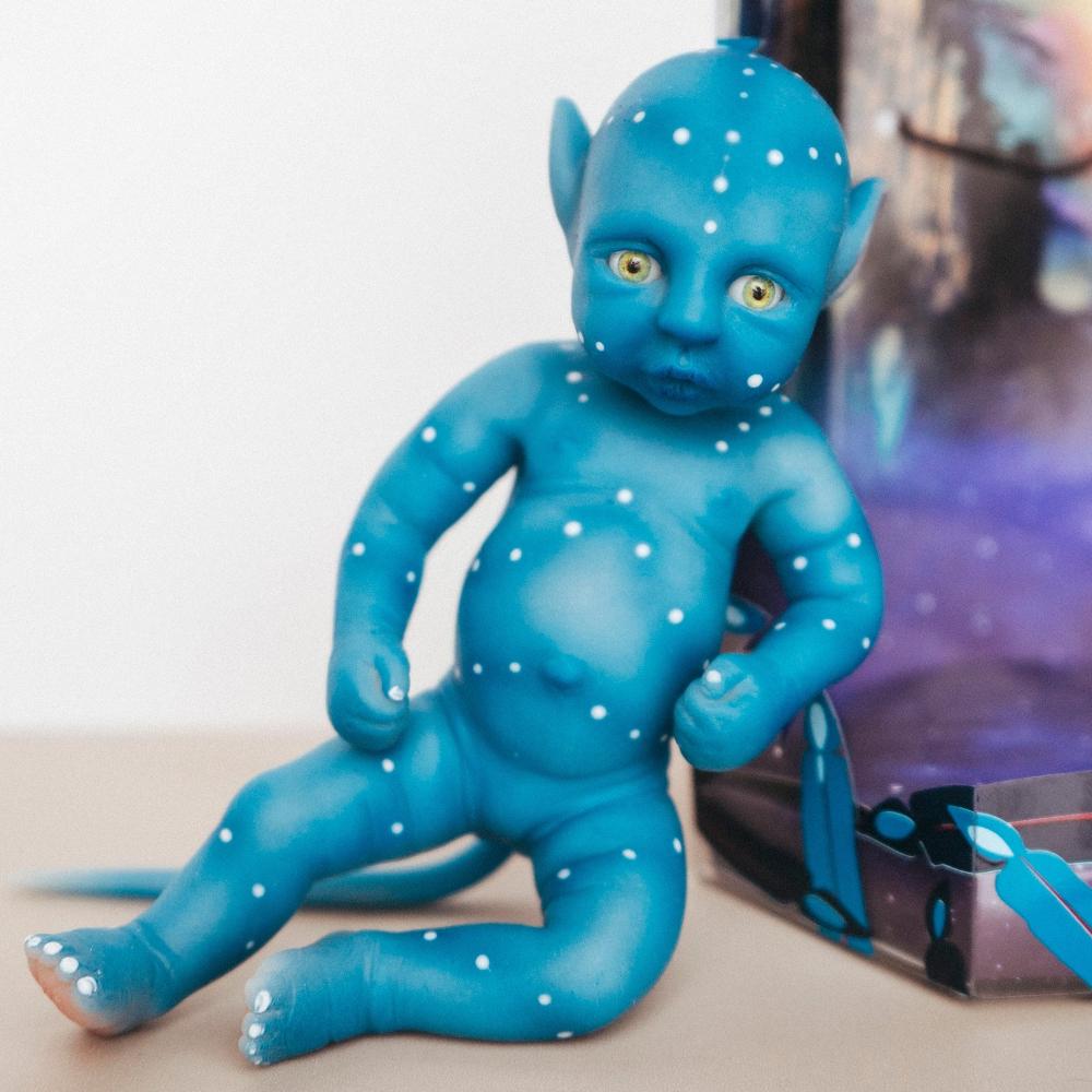Кукла Magic Manufactory "На'ви", коллекция Magic Galaxy, ярко-голубая, 20 см - фото №6