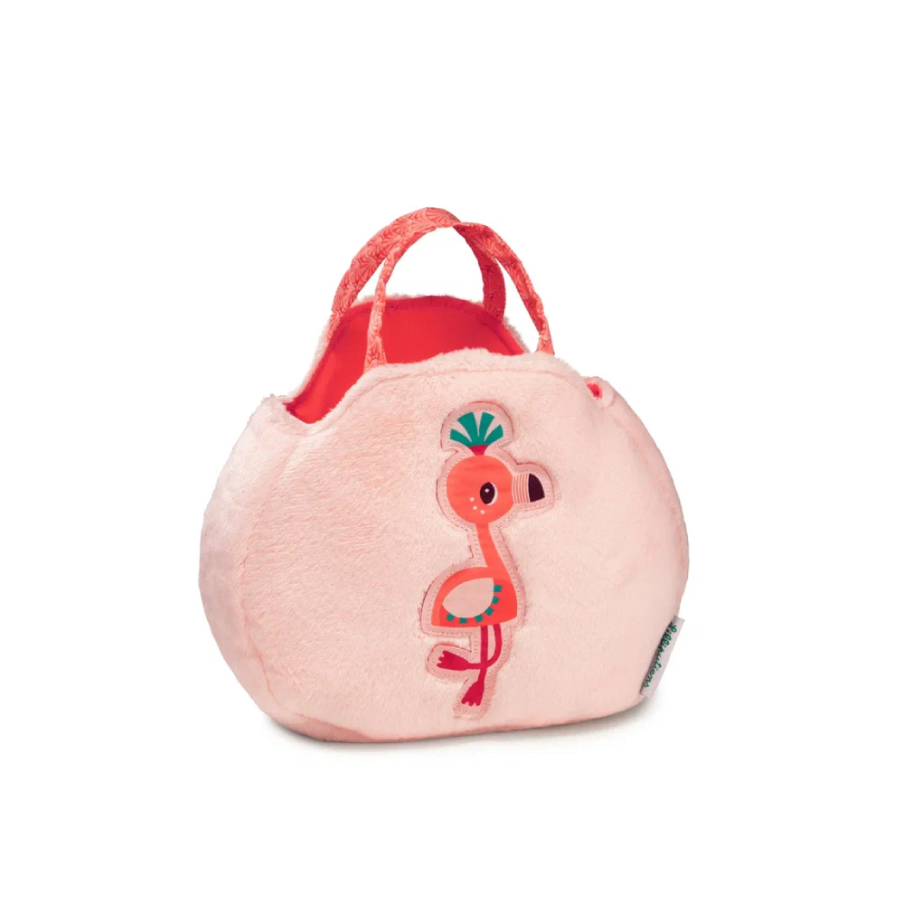 Набор Lilliputiens "Фламинго Анаис", игрушка и аксессуары в сумочке - фото №1