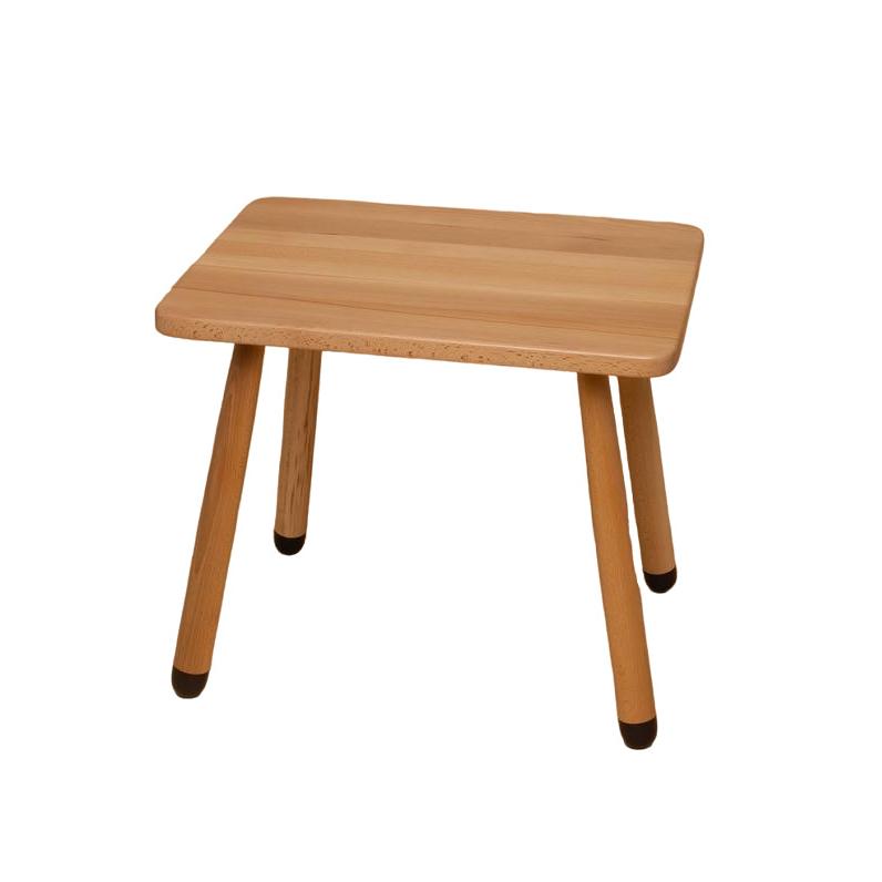 Столик буковый LOONA soft furniture, прямоугольный, с темными пяточками
